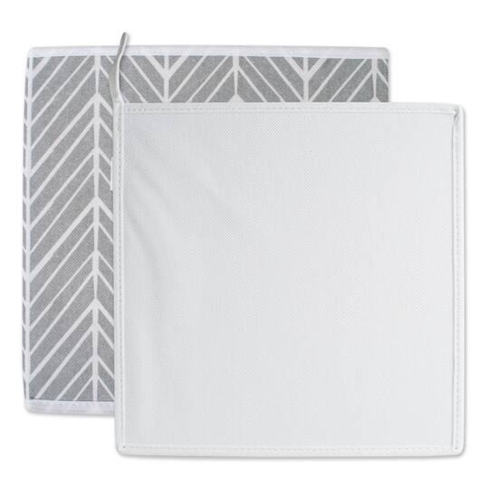 DII® 11" Nonwoven Polyester Herringbone Storage Cubes